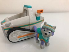 Paw Patrol EVEREST Figure and Vehicle Snow Plow Complete Set HTF - 1st. Version