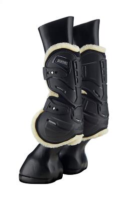 Stubben Hybrid Sehnenstiefel Fleece gefüttert schwarz