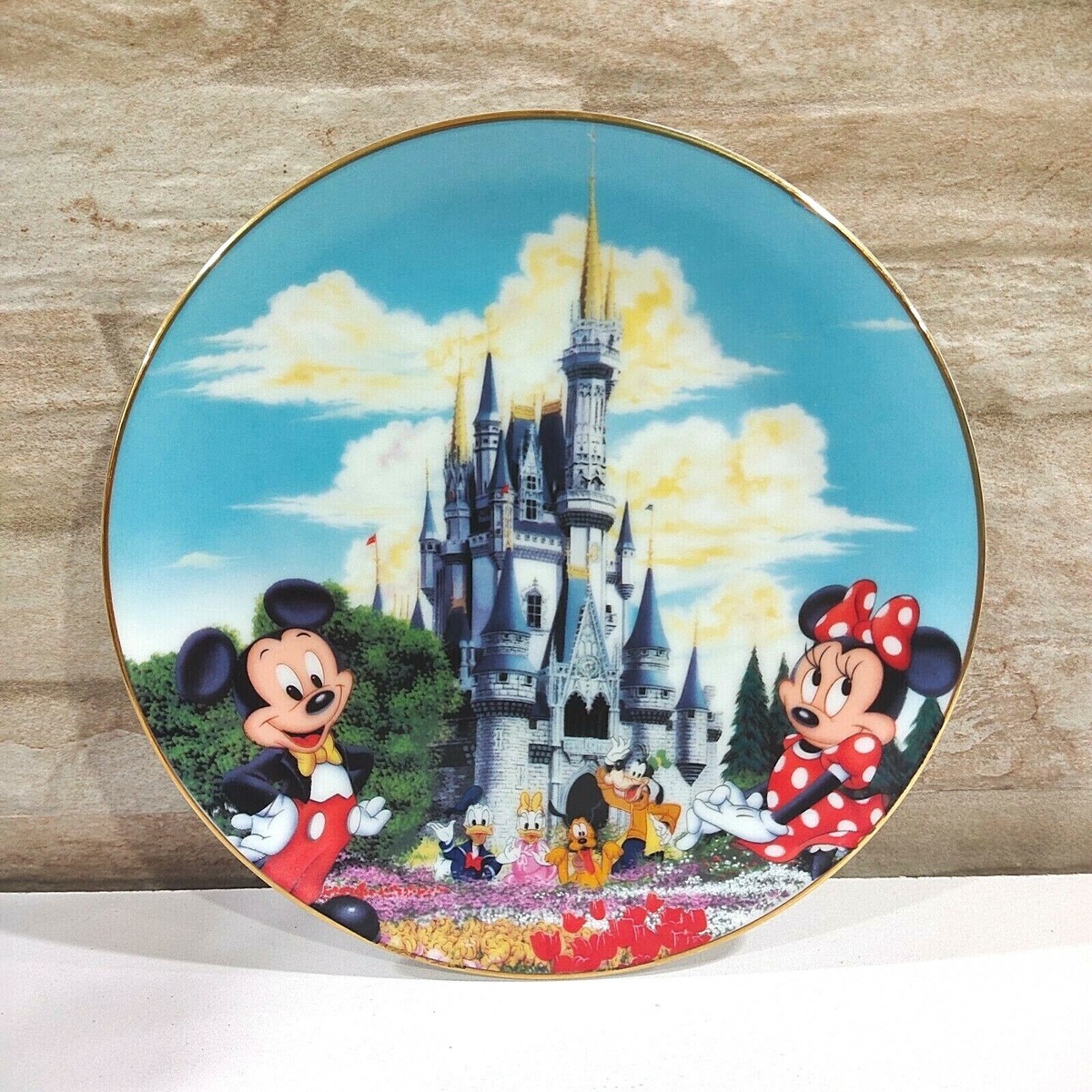 Tokyo Disneyland Mickey Minnie Mouse Donald Goofy Pluto Vintage
