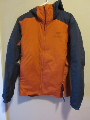 Mens New Arcteryx Atom LT Hoody Jacket Size Small Color Fika/Black