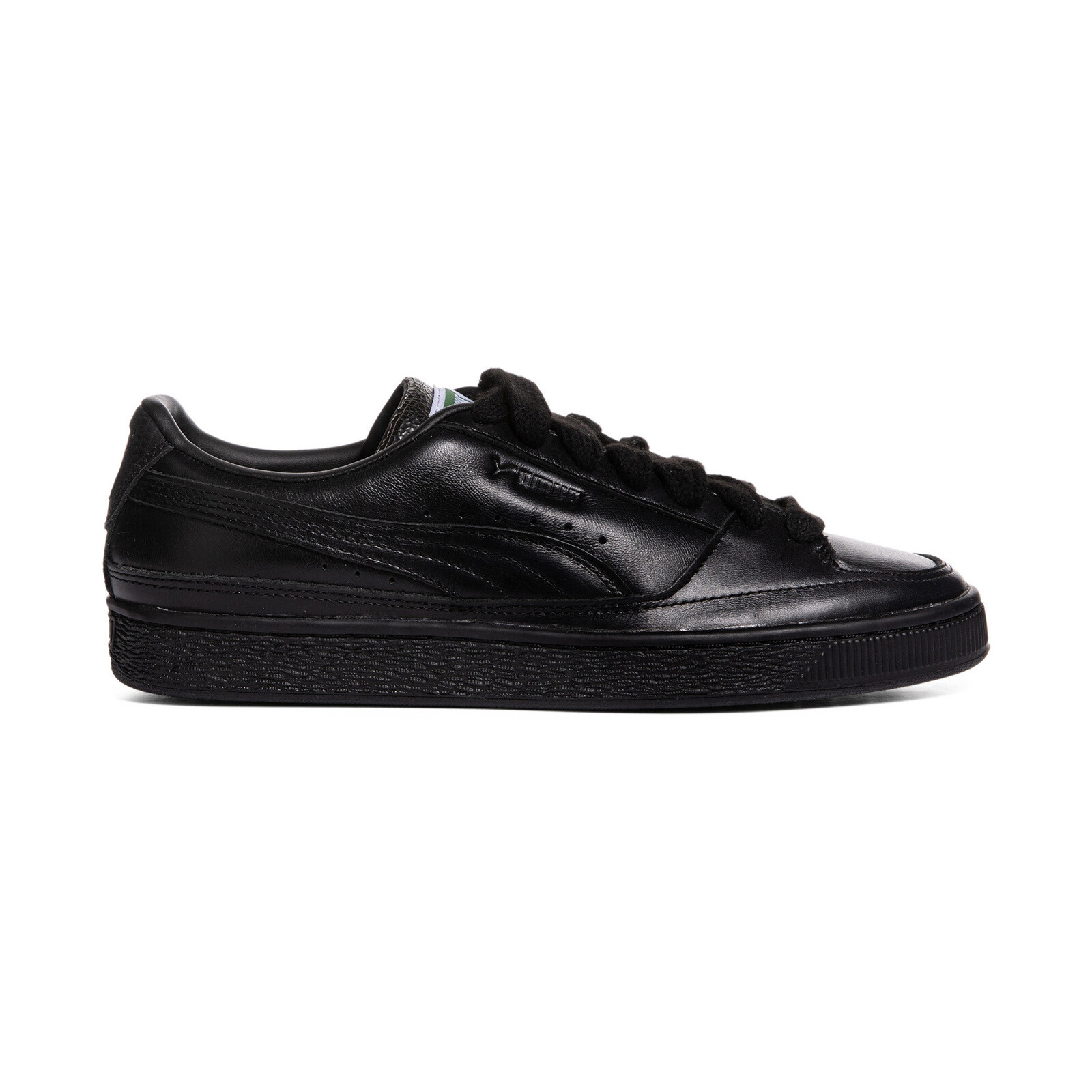 Puma Suede L Rhuigi 39131501 Мужские черные кожаные кроссовки Lifestyle