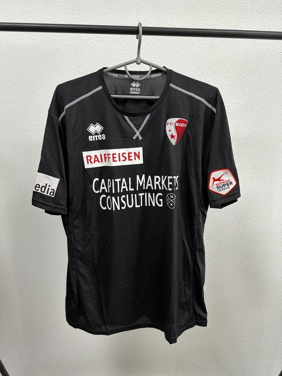 Maillot FC Sion Third 2017/2018 – Anton Mityushkin #1 – Match Porté – Errea
