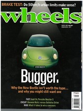 WHEELS car Magazine March 2000 VW Beetle Polo Peugeot 206XR Toyota MR-S Audi S4