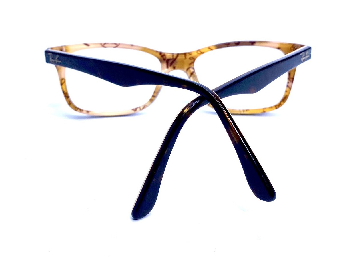RayBan Brown Tortoise Wayfarer Eyeglasses W Flex Temples RB 
