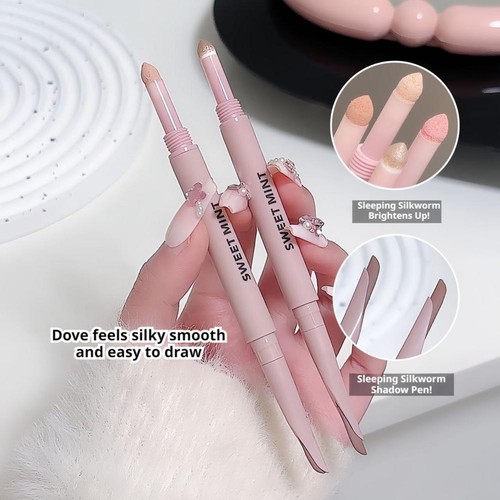 Doppelkopf liegender Seidenraupen Stift Schatten Highlight Aufhellung Dual-Use/ EDR - Bild 11 von 18