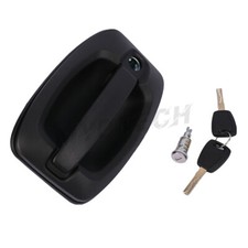 Rear Door Handle & Lock Barrel &Keys For Fiat Ducato Peugeot Boxer Citroen Relay