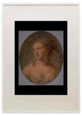 357036 Portrait De Jeune Femme Jean Honore Fragonard A3 A4 gerahmter Druck Bild