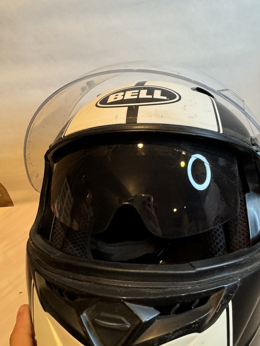BELL revolver evo 2017年 BELL REVOLVER EVO MODULAR HELMET BLACK/WHITE Medium | eBay
