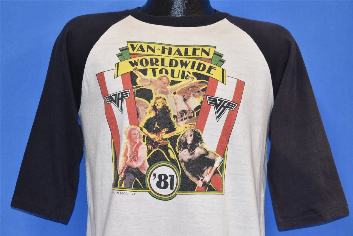 vtg 80s VAN HALEN WORLDWIDE TOUR