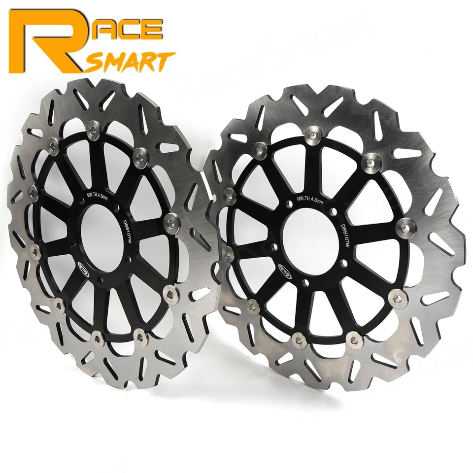 Rotores de disco de freno delanteros para Ducati Monster 1100 2009 2010 Hypermotard 796 13-15 Foto 2 de 4