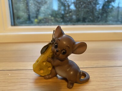 Josef Vintage Maus mit Käse Ornament