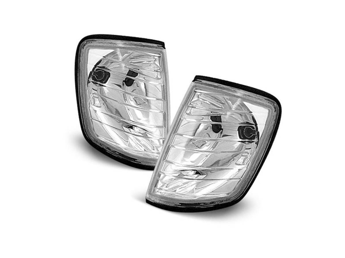 Clignotants Mercedes classe E W124 finition chrome premium vintage 1985-1995