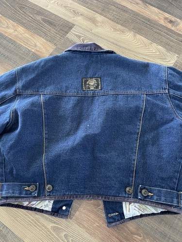 Giacca denim Watergate vintage retrò blu donna taglia M ritagliata - Foto 12 di 20