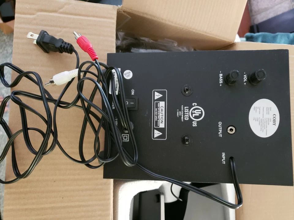 Coby DVD-420 2.1 Channel 75 watts Home Theater System still in box - Image 2 of 4