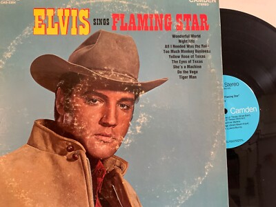 Elvis Presley    Elvis Sings Flaming Star LP 1975 Pickwick    CAS-2304 VG