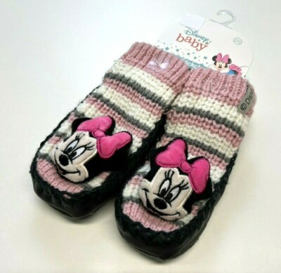 DISNEY Baby Söckchen MINNIE MAUS 62/68 74/80 86/92 98/104 Haussocken Hausschuhe