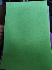 1 x Lime Green Coloured Craft Felt Sheet Fabric 30cm x 20 cm (11 3/4"x7 3/4")