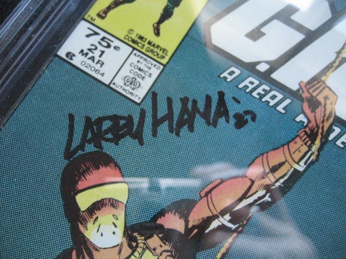 G.I. Joe A Real American Hero #21 CGC 8.5 SS **Signed Larry Hama** Canadian RARE - Afbeelding 5 van 5