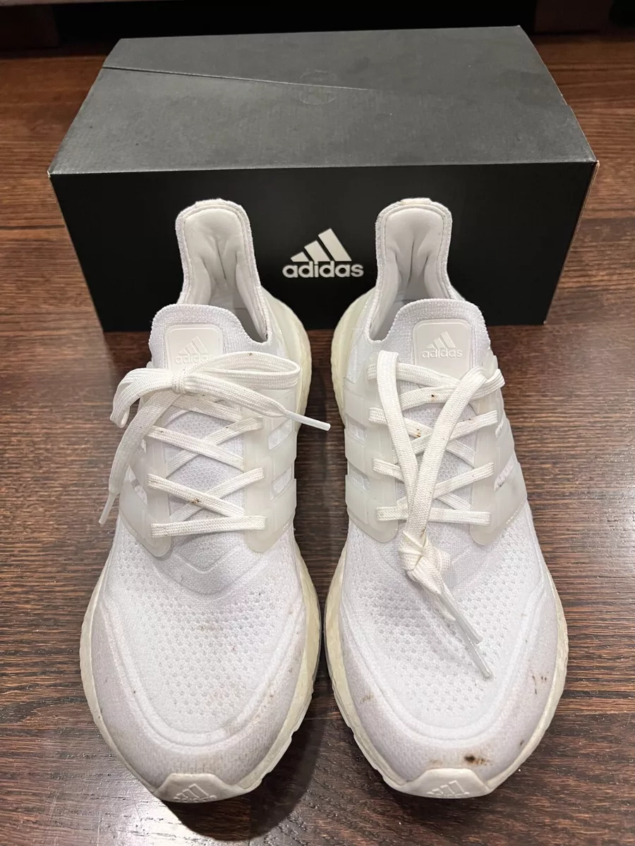 Adidas triple white top ultra boost mens
