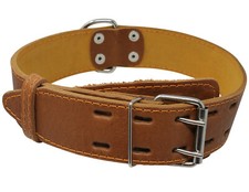 Dog Collar 1.75" wide 22"-27" neck Genuine Leather Collar for XLarge Breeds