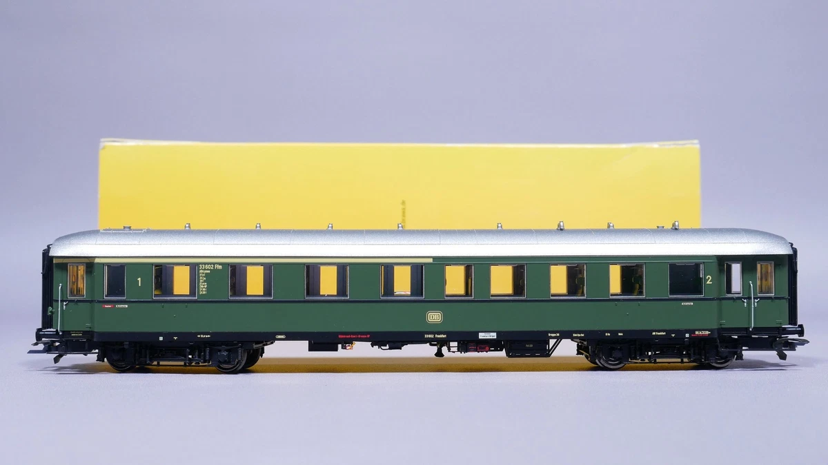 H0 DC Brawa 46153 Eilzugwagen 1./2. Kl. AB4yswe Gruppe 36 DB OVP #YÜ_1056