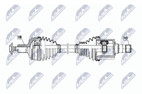 NTY Antriebswelle NPW-ME-063 FüR MERCEDES-BENZ