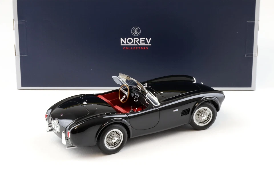 1:18 Norev AC COBRA 289 Roadster 1963 Nero 182754 - Immagine 3 di 4