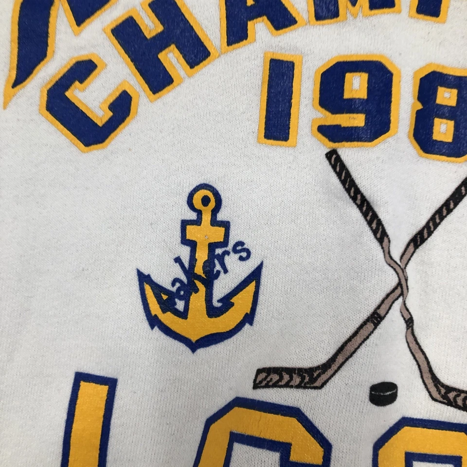 1988 Lake Superior State University NCAA Hockey Champions Sweatshirt Crewneck - Image 4 of 4