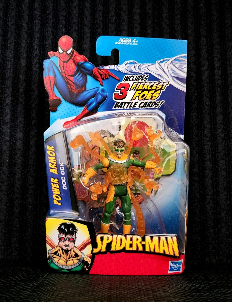 Spider-Man Power Armor Doctor Octopus Figure + Fiercest Foes Cards (2009) Hasbro