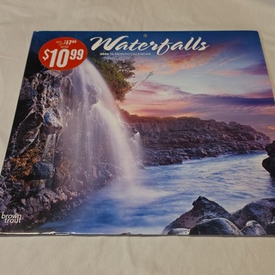 BrownTrout Waterfalls 2026 16-Month Calendar