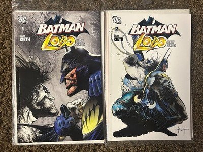 DC BATMAN LOBO DEADLY SERIOUS 1-2 Full Run Set Sam Keith Max USED 1 2