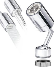1PC Faucet Aerator,360  Swivel Kitchen Sink Aerator,Dual-function 2-Flow Adapter