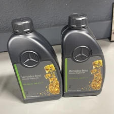 (2 Pack) Mercedes Benz Genuine SAE 0W-20 Engine Oil 1 Litre 229.71