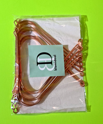 ASHA COPPER TONGUE CLEANERS WITHOUT PLASTIC HANDLES 6 PIECE MADE IN INDIA