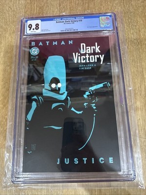 Batman Dark Victory #10 CGC 9.8 2000 Graded Comic New Slab Justice