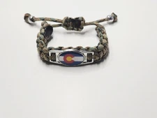 Coloradan Adjustable Charm Bracelet Flag of Colorado Home State Pride Camouflage