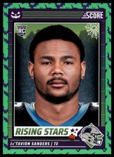 2024 Score-A-Treat Rising Stars Green Bats Jatavion Sanders Carolina Panthers 24