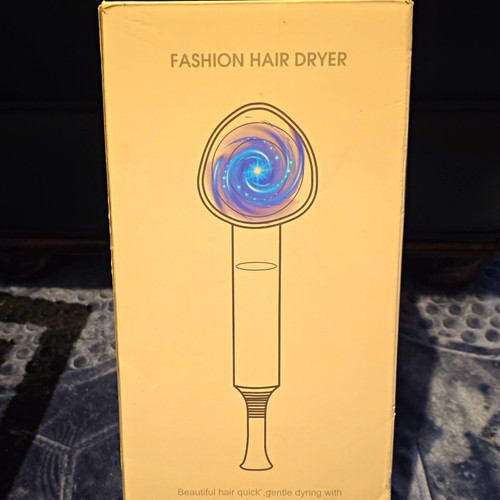 Fashion Standard Corded Hair Dryer with UK Plug Power Cord, Boxed