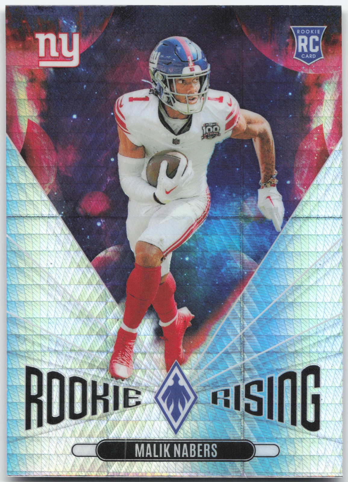 2024 Panini Phoenix #RR-MNS Malik Nabers Rookie Rising Hyper
