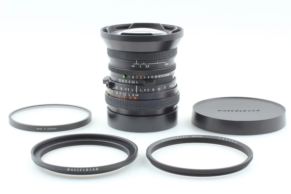 [MINT cleaned] Hasselblad Carl Zeiss T* Distagon CF 40mm F/4 FLE MF From JAPAN - Image 2 of 4