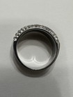 Silver 925 with treated blue csrystals  and cz crystals. Size 7 — photo 6