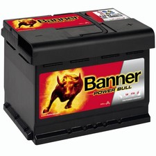 Banner Power Bull 60Ah P6009 Autobatterie 12V 540A Starterbatterie Batterie KFZ