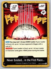 Never Existed... in the First Place... OP13-098 One Piece NM