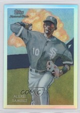 2010 Chrome National Chicle Refractor /499 Alexei Ramirez by Jeff Zachowski 8u9