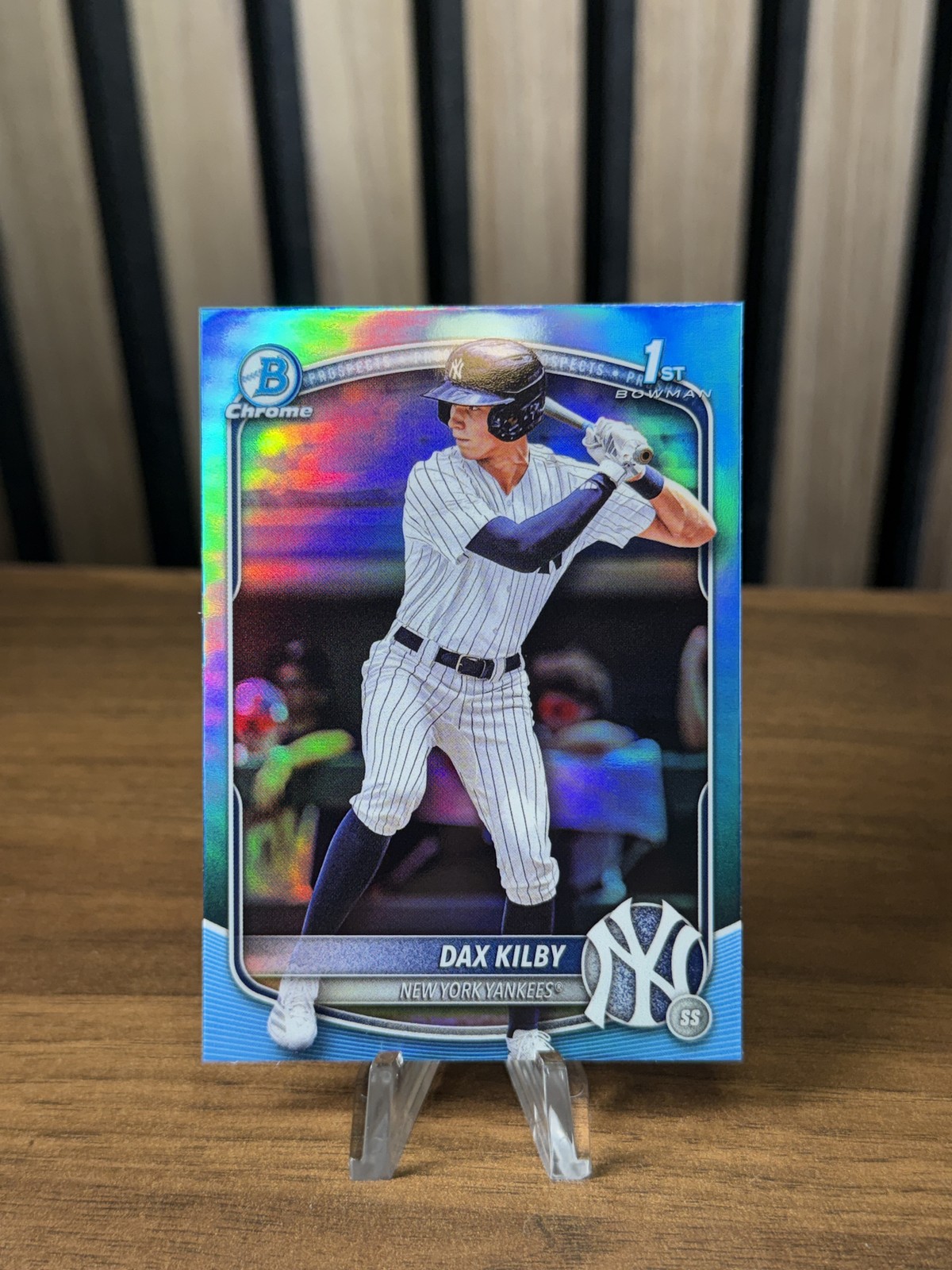 2025 Bowman Draft #BDC-146 Dax Kilby Chrome Sky Blue Refractor
