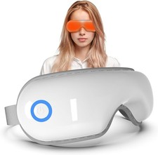 Eye Massager with Heat and Music for Migraines, Eye Care Gift for Mother's Day