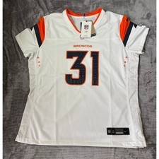 Nike NFL Denver Broncos Justin Simmons 31 Jersey White XL New 2024 Womens
