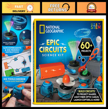 STEM Electronics Circuit Kit for Kids - 60 Projects, Build Real Circuits, Ages 8