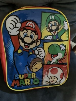 Super Mario Children's Backpack Luigi Yoshi Nintendo
