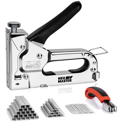 Versatile Staple Gun with 2000 Staples